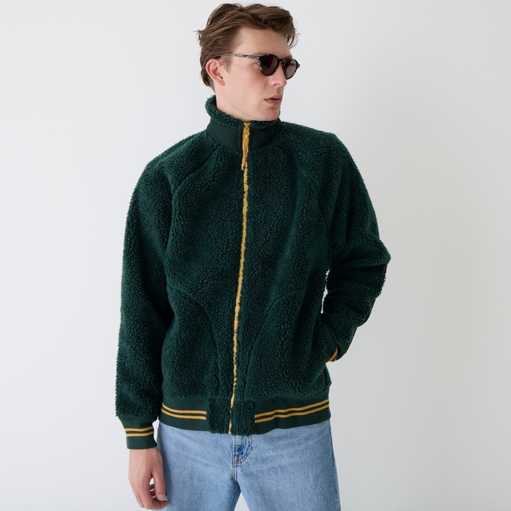 NWT JCREW Nordic sherpa fleece jacket